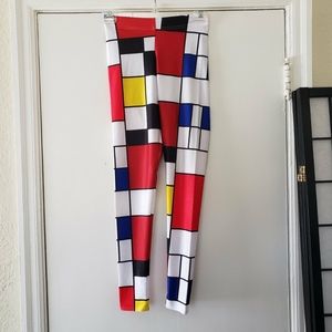 BlackMilk Mondrian inspired leggings
